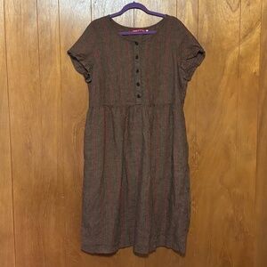 Pyne & Smith Midi Dress in Balmoral Check